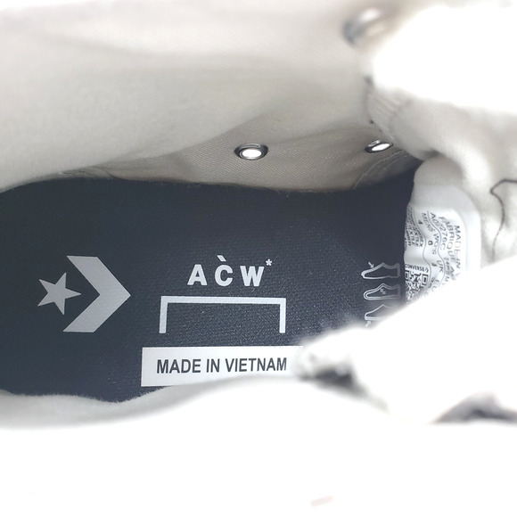 Converse x A COLD WALL Chuck Taylor 70 Shoe Women 6 Sneaker Pavement Grey Hi ACW - Picture 12 of 13